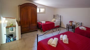 Chambre Quadruple, vue jardin