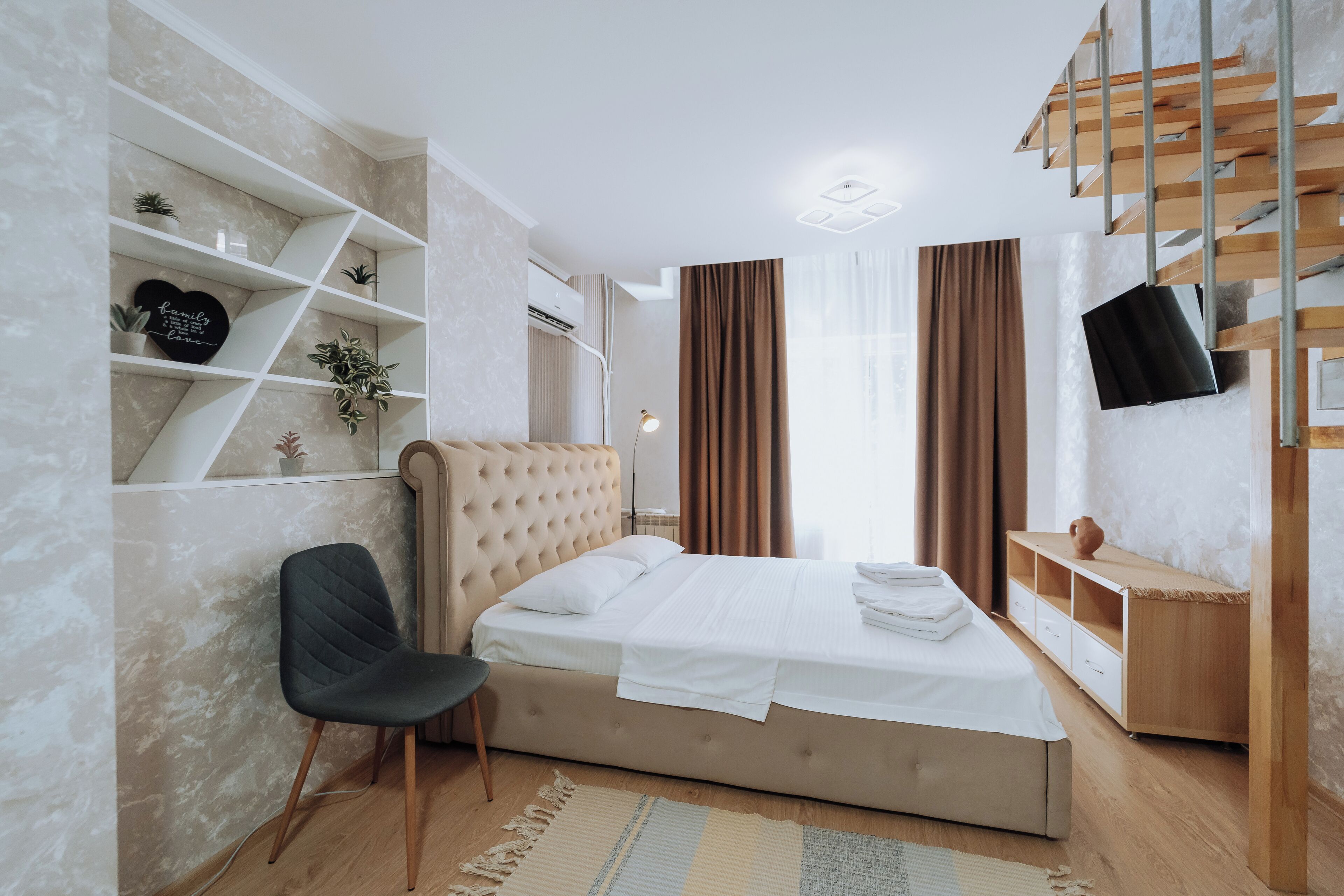 1 bedroom, iron/ironing board, WiFi (free), bed sheets
