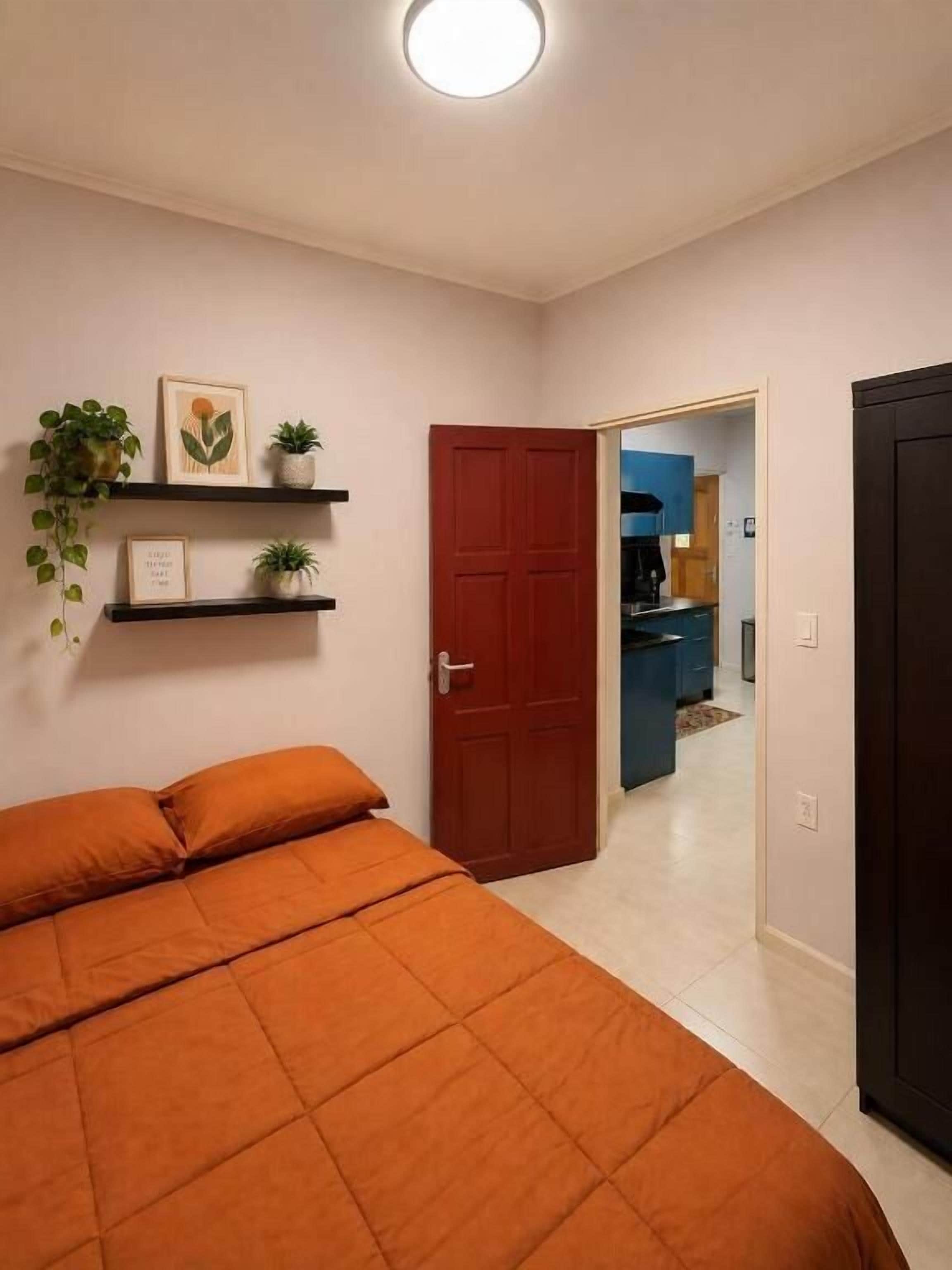 Business Apartment, Garden View | Premium bedding, memory foam beds, individually decorated