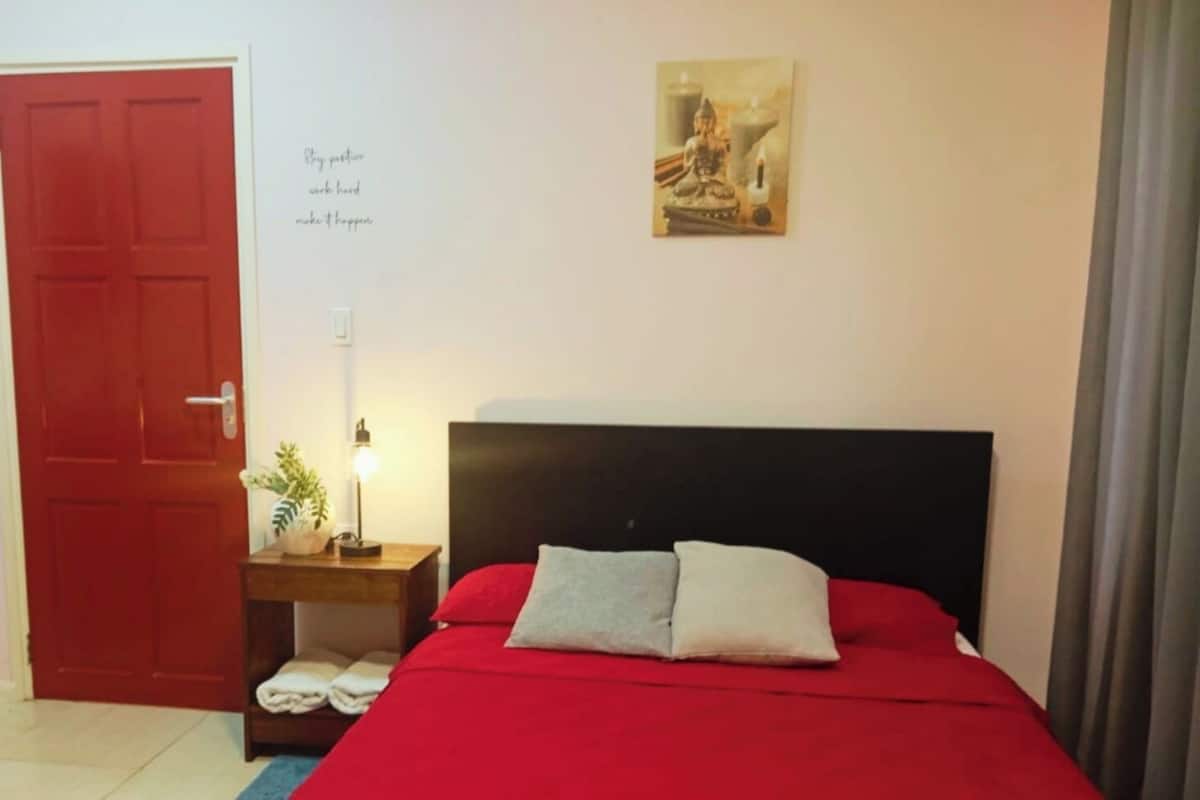 Individually decorated, individually furnished, iron/ironing board