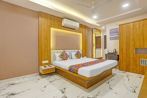 埃及棉床單、高級寢具、客房內保險箱、免費無線上網