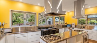 Serene luxury home with tranquil views on mountain tops