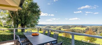 Serene luxury home with tranquil views on mountain tops