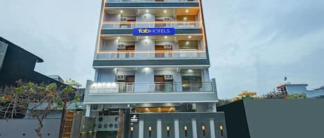 Front of property – evening/night