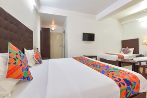Habitación familiar | Sábanas de algodón egipcio y ropa de cama de alta calidad 