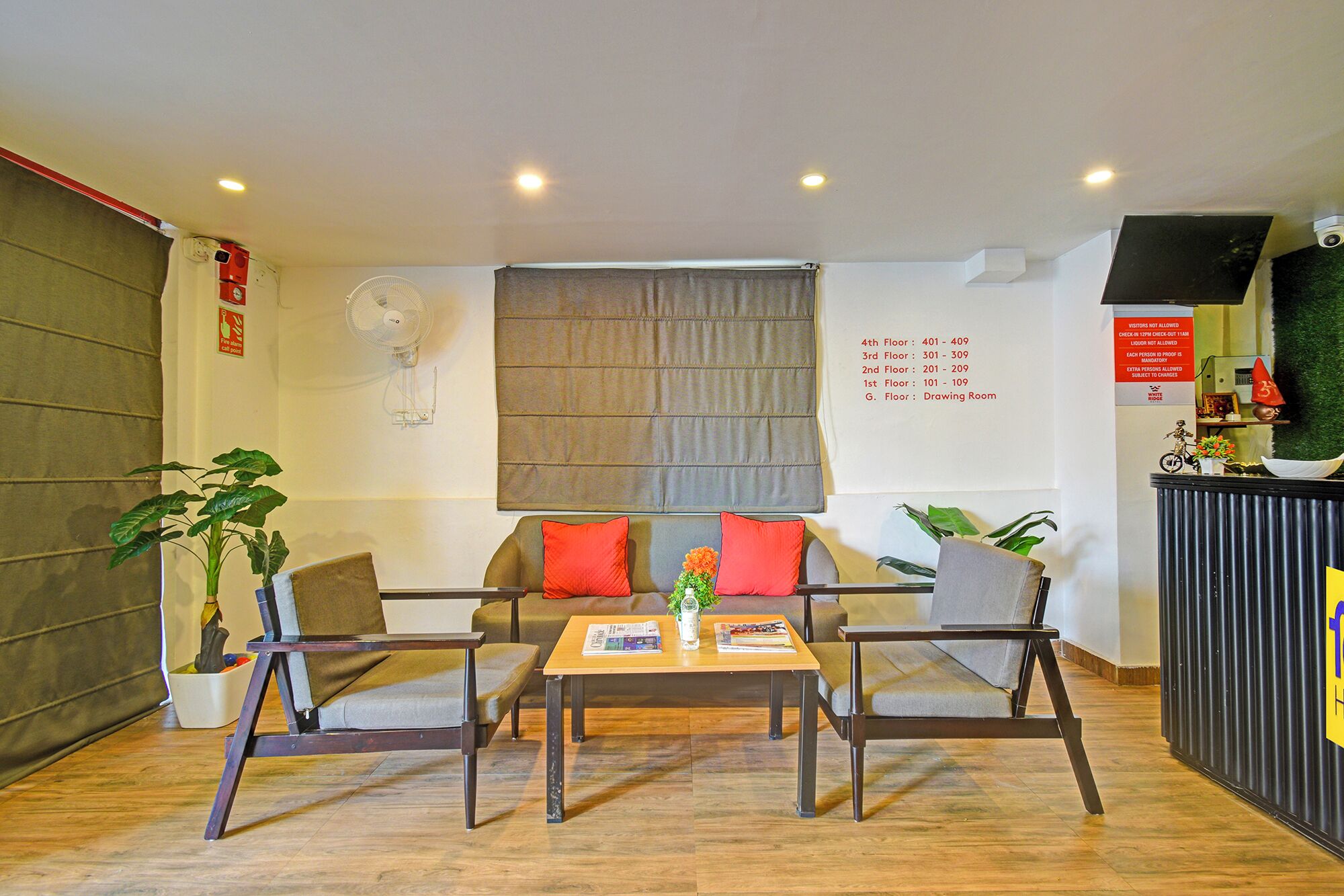 منطقة الجلوس في الردهة