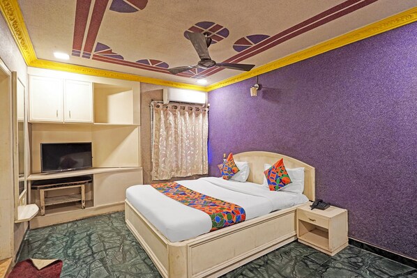 Lakens van Egyptisch katoen, luxe beddengoed, een kluis op de kamer