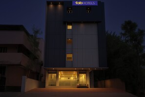 Front of property – evening/night