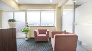 Sala de estar en el lobby