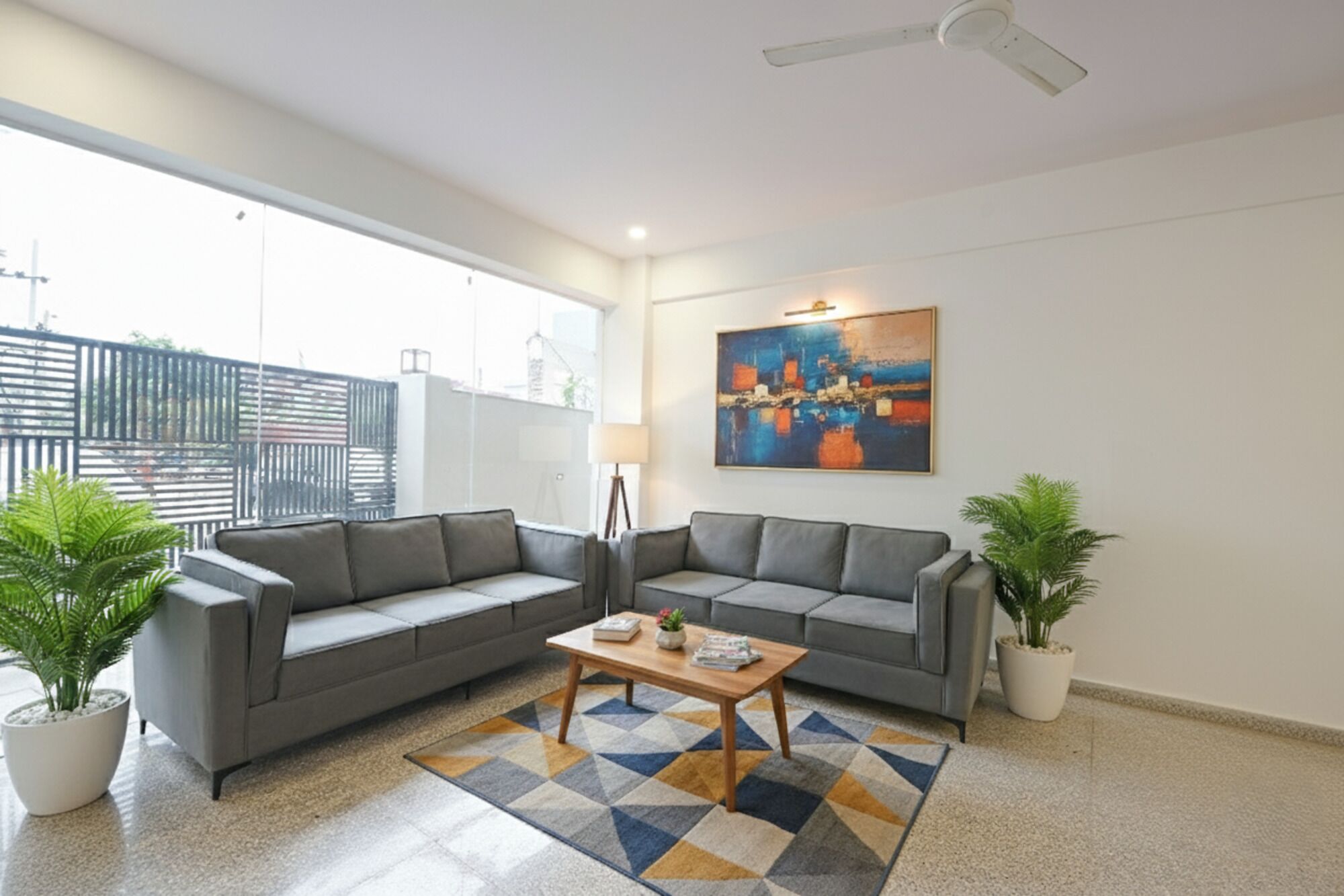 Sala de estar en el lobby