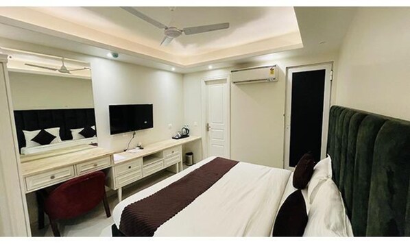 Habitació Deluxe | Llençols de cotó egipci i roba de llit d'alta qualitat 