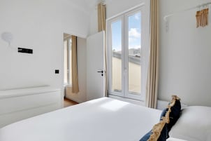 Apartamento | 1 quarto, espaço de trabalho para notebook