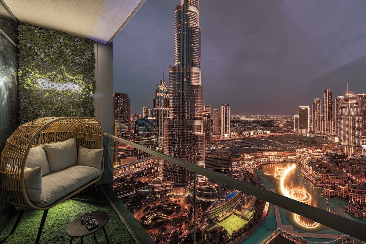 Appartement supérieur, balcon, vue sur la ville | Balcon