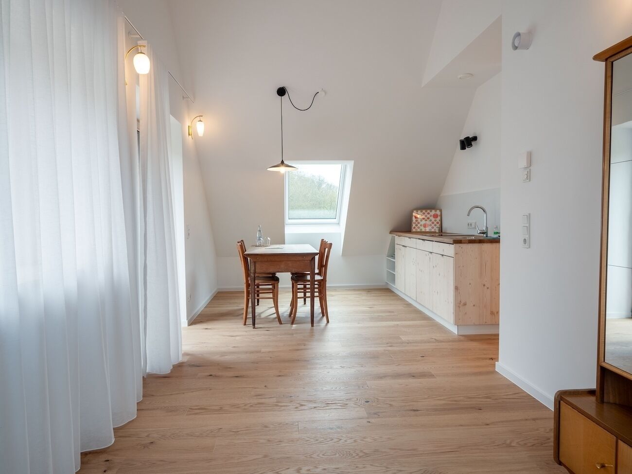 Familienapartment | Wohnbereich | Fußbodenheizung