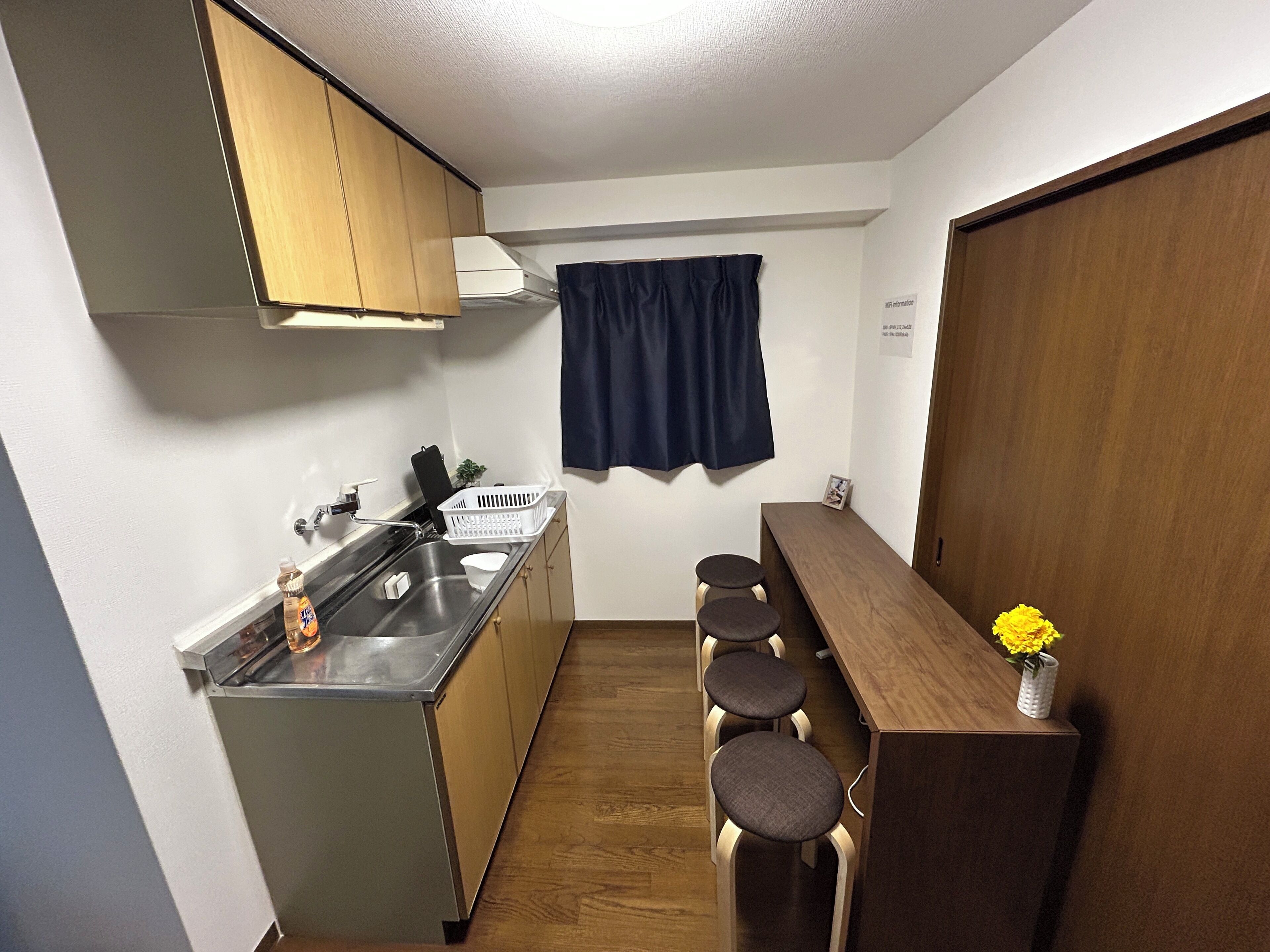Economy-Apartment, Nichtraucher, Balkon (401) | Eigene Küche | Großer Kühlschrank, Mikrowelle, Herdplatte, Wasserkocher