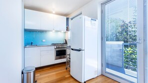 Microwave, oven, coffee/tea maker, toaster