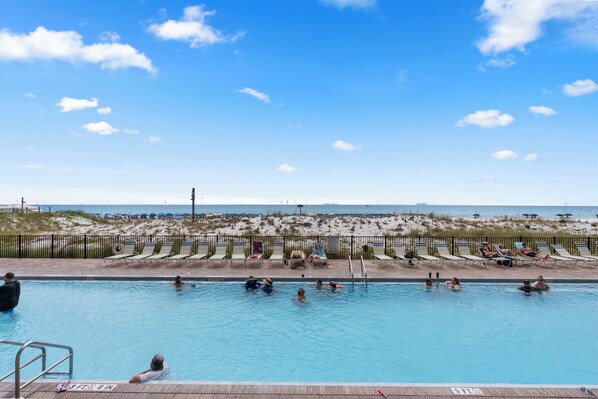 Indoor pool, outdoor pool