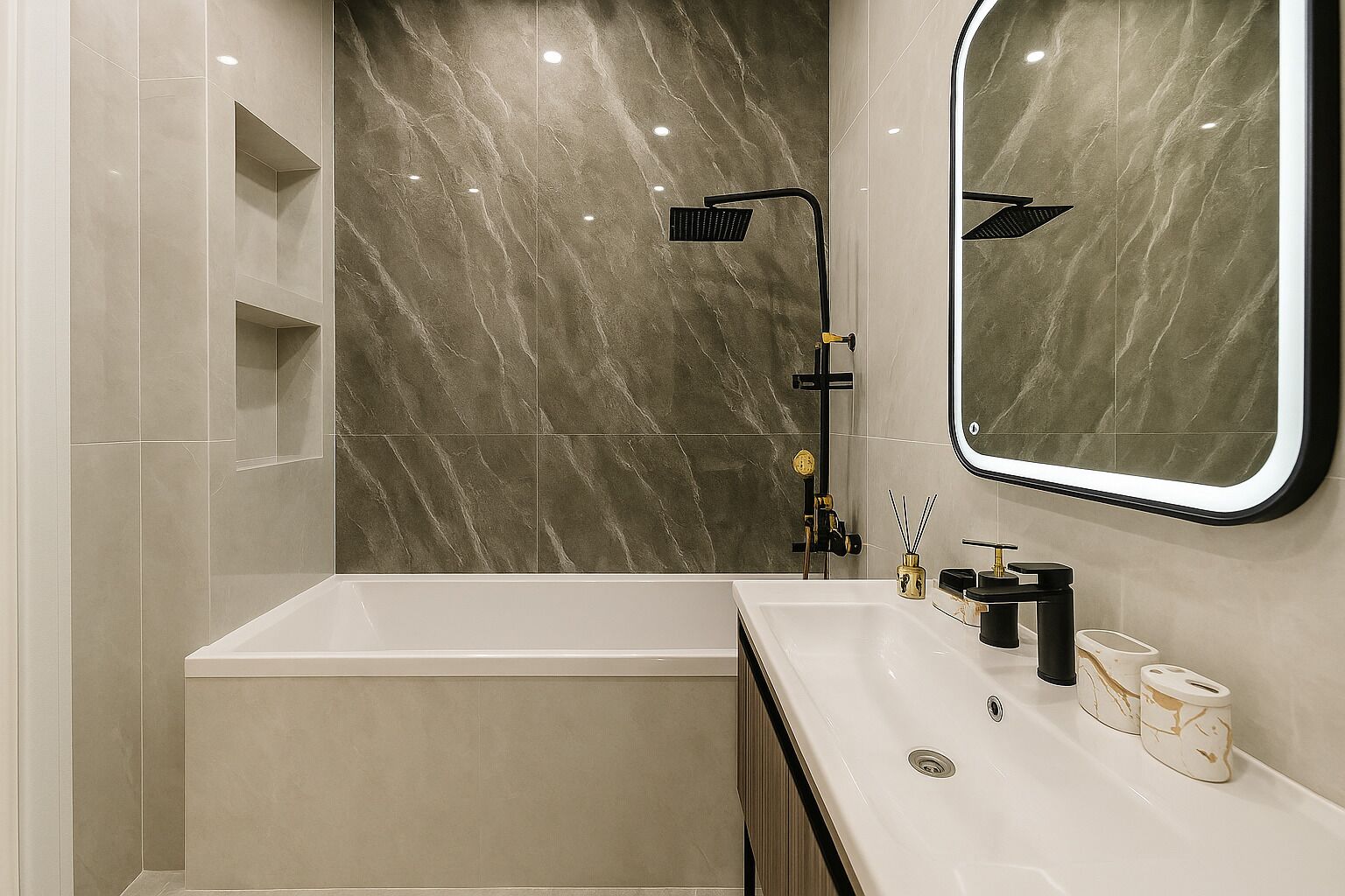 Secador de pelo, toallas, jabón y papel higiénico