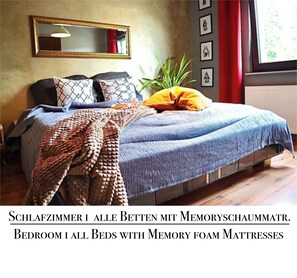 3 chambres, Wi-Fi, literie fournie