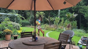 Maison, 5 chambres, balcon, vue jardin | Terrasse/Patio