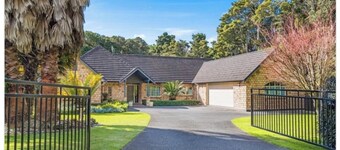 Serene Whangarei Lifestyle Luxurious Modern Home With Trees and Garden Views