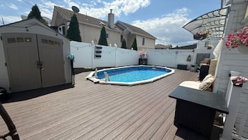 Udendørs pool, opvarmet pool