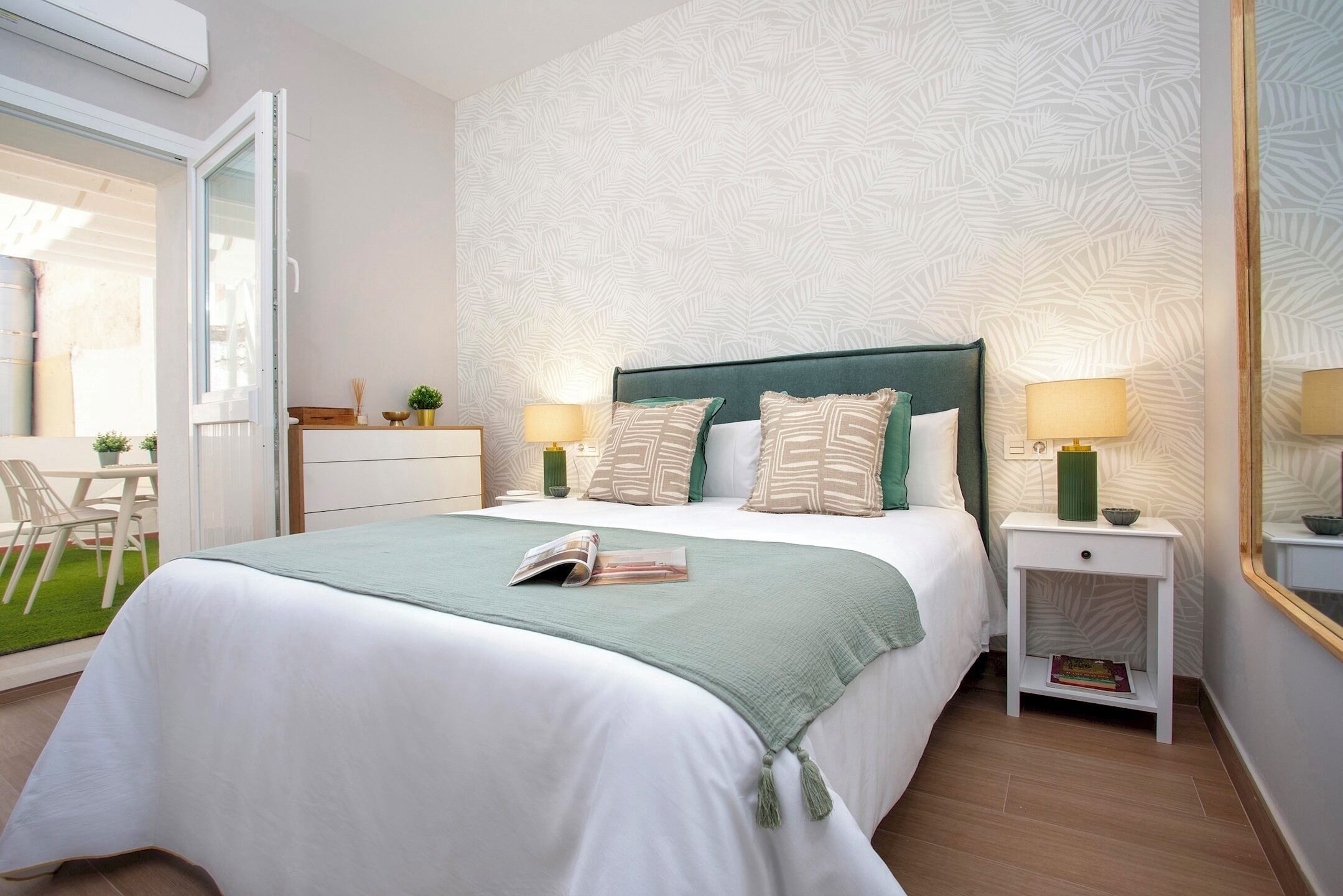 Apartment (1 Bedroom) | Iron/ironing board, bed sheets