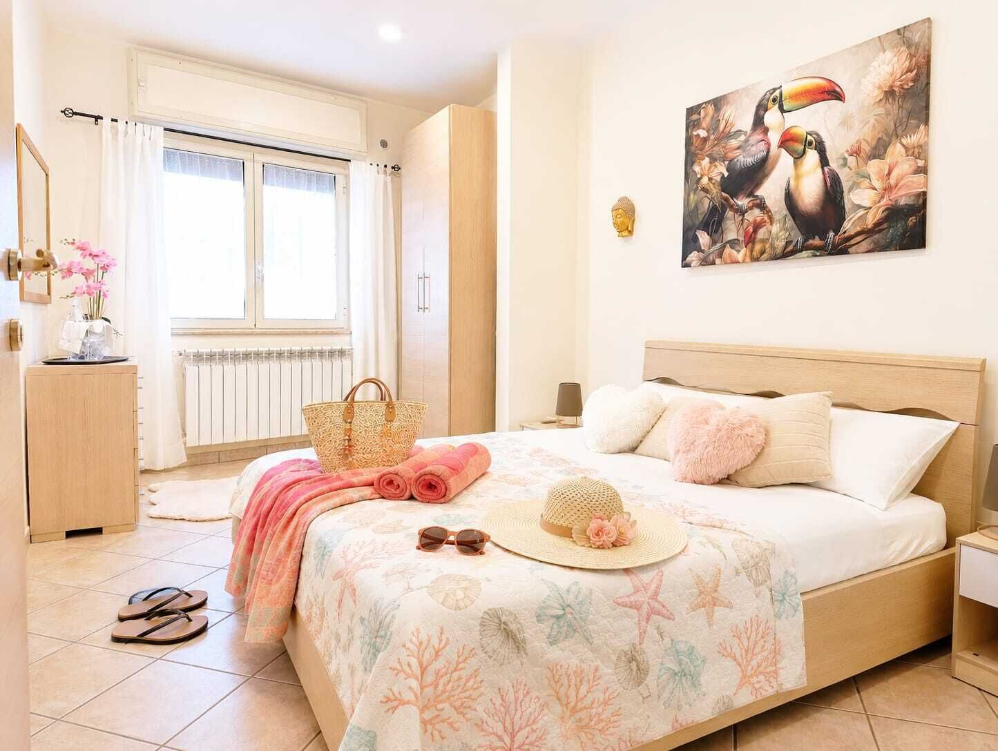 1 Schlafzimmer, Bügeleisen/Bügelbrett, Reisekinderbett, kostenloses WLAN