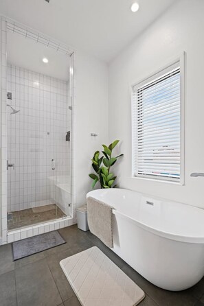 Hair dryer, towels