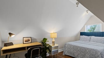 Desk, iron/ironing board, travel cot, free WiFi