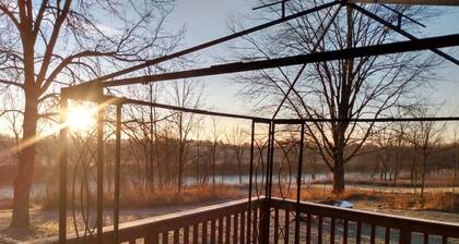 Private River in the back yard