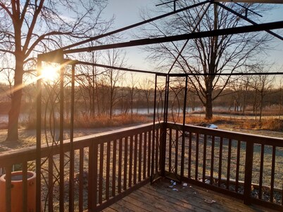 Private River in the back yard