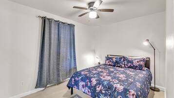 Individually decorated, individually furnished, iron/ironing board