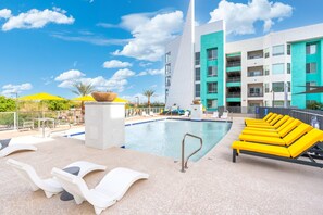 Pool - Tropical-Inspired Chic Escape Pool, Patio & Sky Lounge (Tempe)