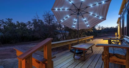 Bison View Secluded Cabin for 6 w/ Hot Tub on Wildlife Sanctuary