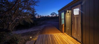 Bison View Secluded Cabin for 6 w/ Hot Tub on Wildlife Sanctuary