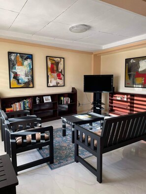 Casa, 3 quartos, para fumantes, sacada | Sala de estar
