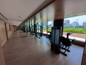 Apartment, 2 Schlafzimmer, eigener Pool | Fitnessbereich