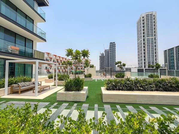 Leilighet, 2 soverom, privat basseng | Overnattingsstedets uteområder