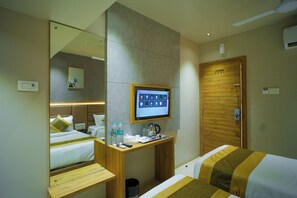 Chambres insonorisées, fer et planche à repasser, Wi-Fi gratuit