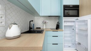 Private kitchen - Comfortable apartment with a terrace (Trzesacz)