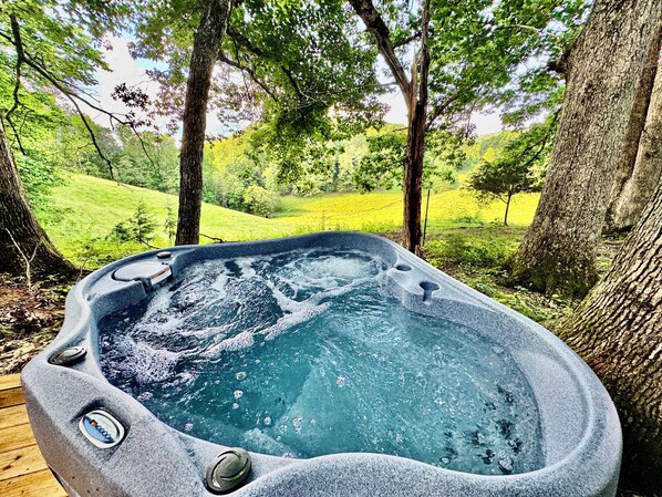 Bain à remous extérieur