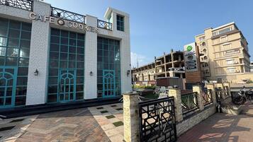 Fassade der Unterkunft