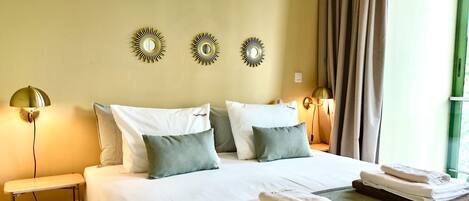 2 habitaciones, tabla de planchar con plancha y wifi gratis