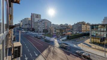 Vue depuis lâhĂ©bergement
