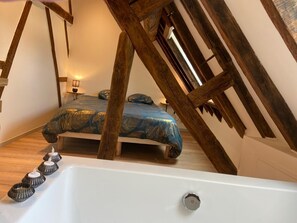 1 غرفة نوم وواي فاي وملاءات أسرّة