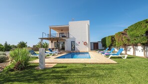 Outdoor pool - Elegant and modern villa with private pool (Cala D'or (Santanyi))