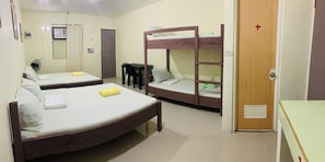 Free WiFi, bed sheets