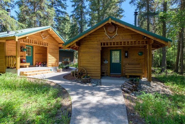 Studio, 1 King Bed, Fireplace, Garden View (Fishing Escape in the Woods) | View from room