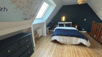 1 chambre, fer et planche Ă repasser, Wi-Fi gratuit, draps fournis